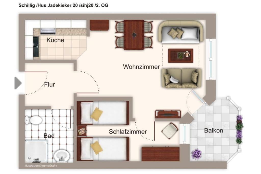 Ferienwohnung Hus Jadekieker Hus Jadekieker 20 Schillig Exterior foto